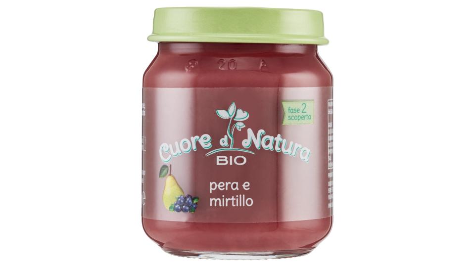 Cuore di Natura Bio pera e mirtillo