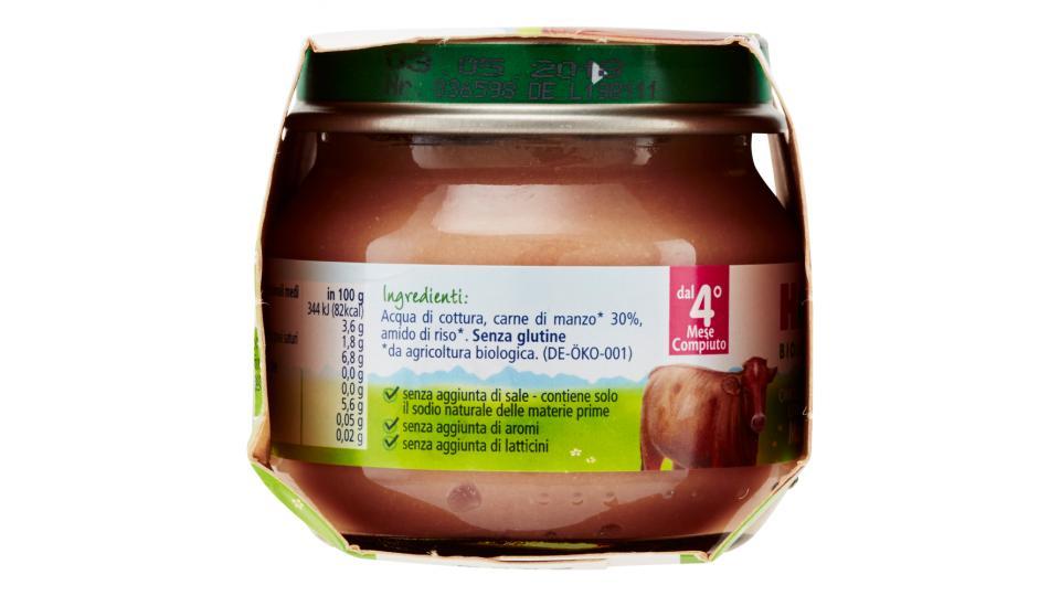 HiPP Biologico Omogeneizzato con Carne Manzo
