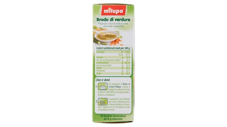 Milupa Brodo di verdure 10 bustine