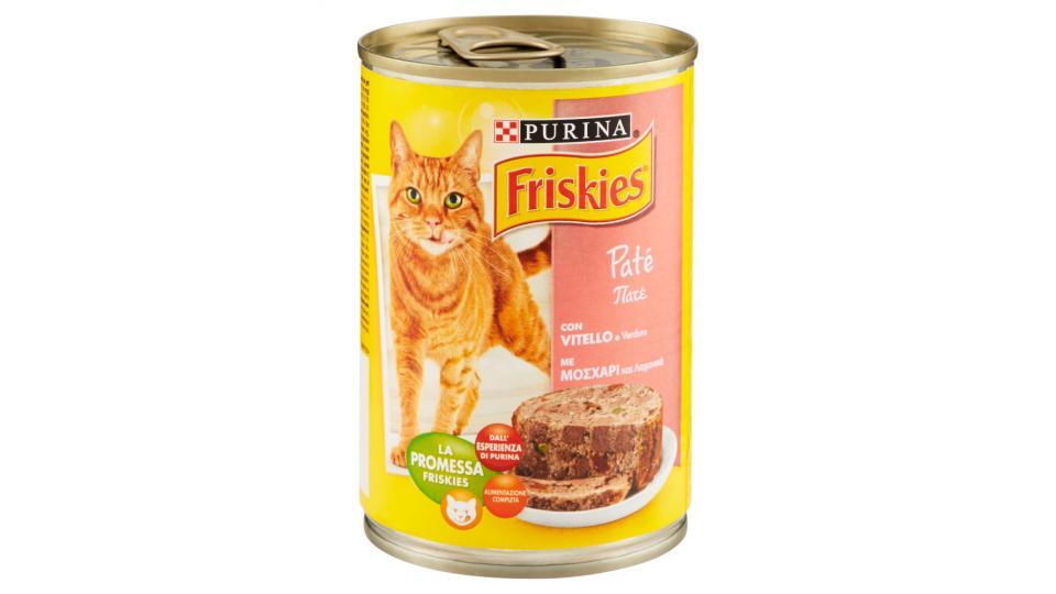 PURINA FRISKIES Gatto Patè con Vitello e Verdure