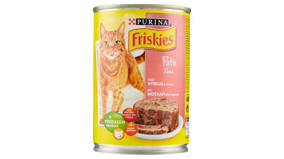 PURINA FRISKIES Gatto Patè con Vitello e Verdure