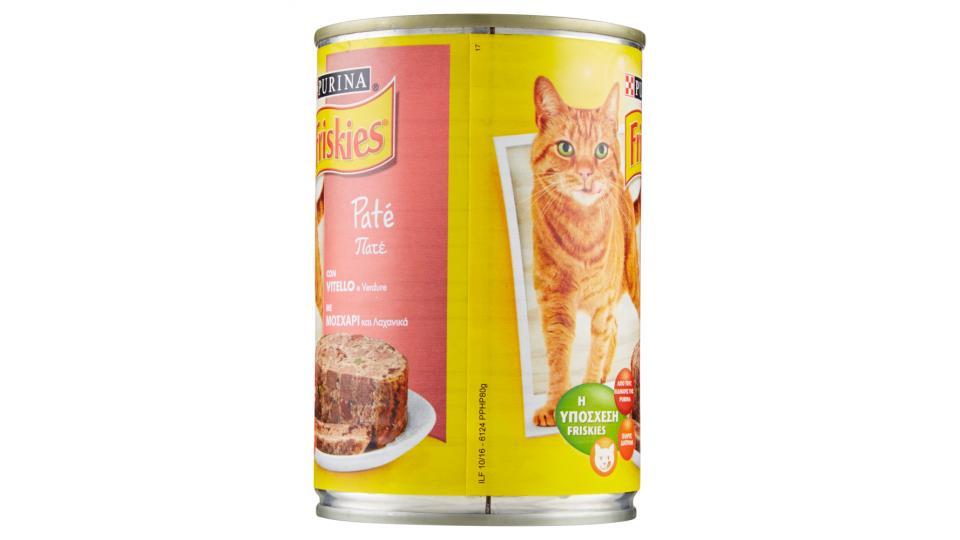 PURINA FRISKIES Gatto Patè con Vitello e Verdure
