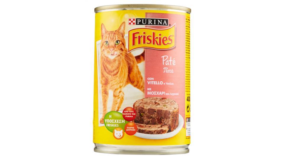 PURINA FRISKIES Gatto Patè con Vitello e Verdure