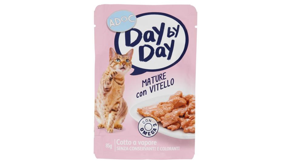 Adoc Day by Day mature con vitelllo busta gatto
