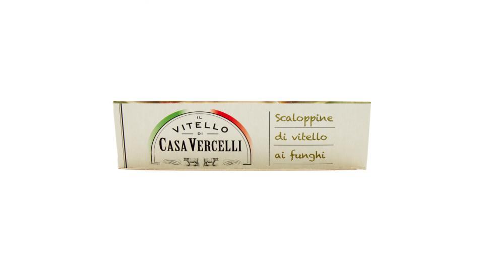 Il Vitello di Casa Vercelli Scaloppine di vitello ai funghi