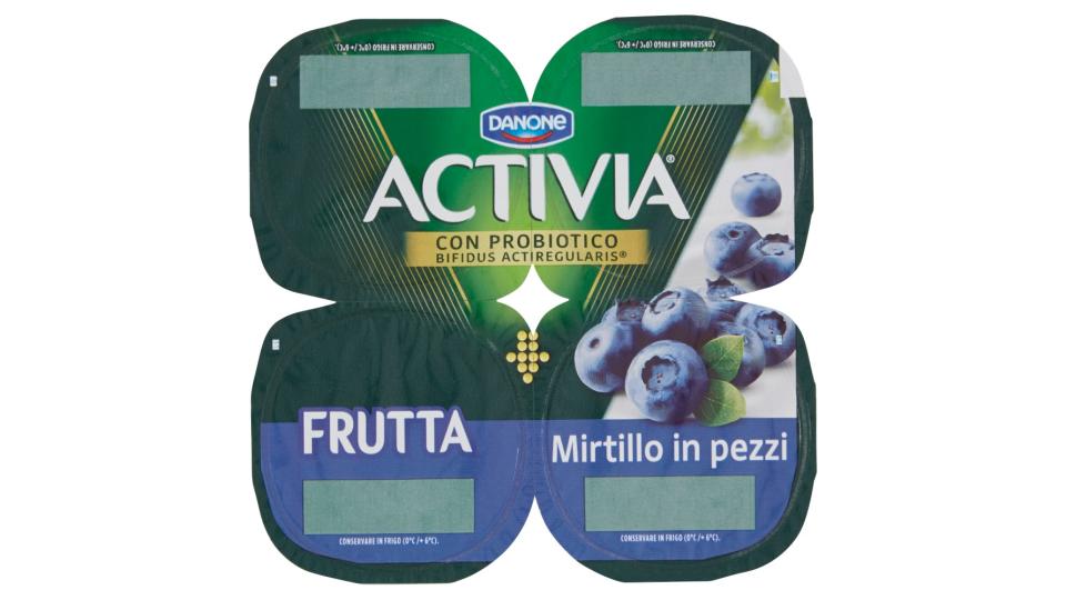 Activia Mirtillo in pezzi