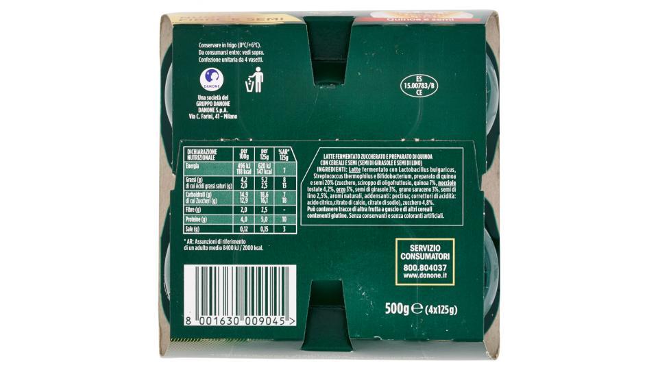 Activia Fibre e Semi Quinoa e semi