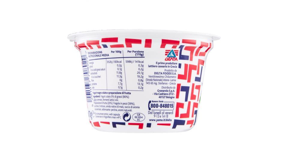 Delta Yogurt greco autentico fragola