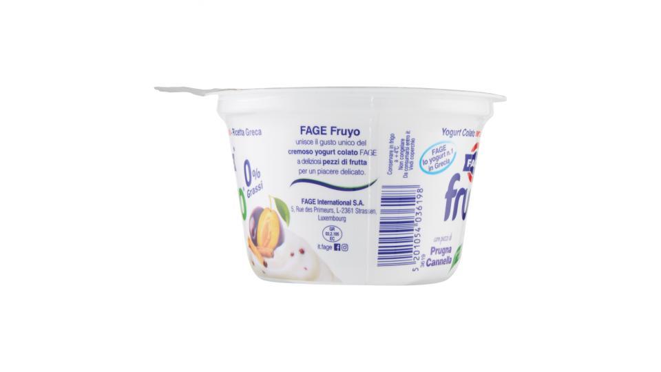 Fage fruyo 0% Grassi Prugna Cannella