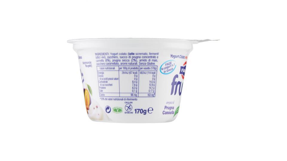 Fage fruyo 0% Grassi Prugna Cannella