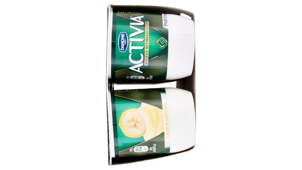 Activia Frutta Vellutato 2 Banana - 2 Frutti di bosco - 2 Fragola - 2 Albicocca