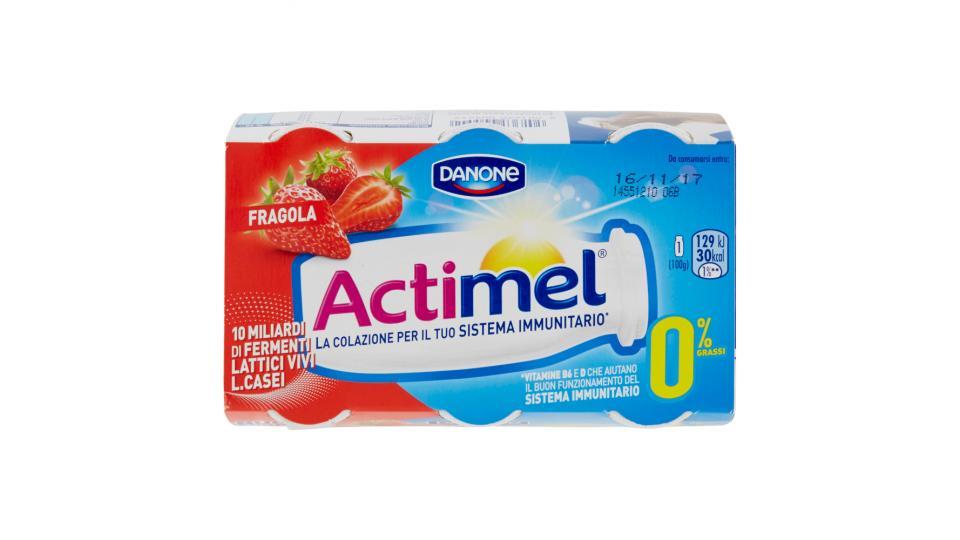 Actimel Fragola 0% Grassi