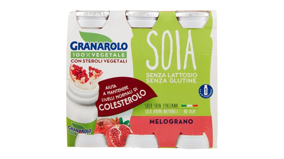 Granarolo 100% Vegetale Soia con Steroli Vegetali Melograno