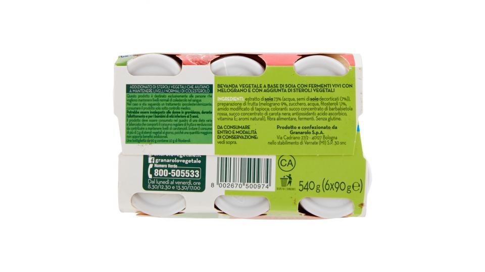Granarolo 100% Vegetale Soia con Steroli Vegetali Melograno