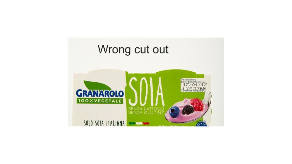 Granarolo 100% Vegetale Soia Frutti di Bosco in Pezzi