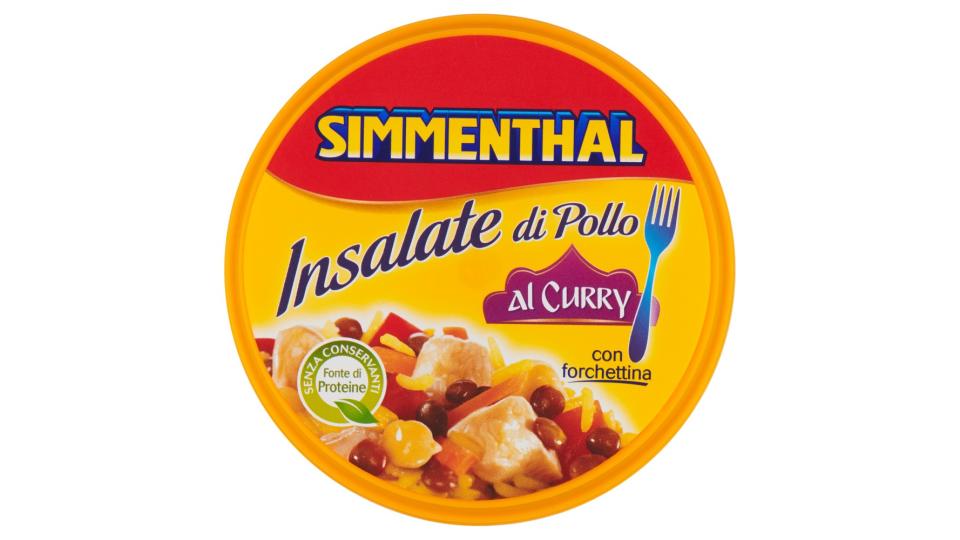 Simmenthal Insalate di Pollo al Curry con forchettina