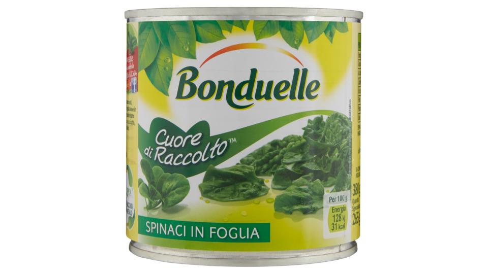 Bonduelle Cuore di raccolto Spinaci in foglia