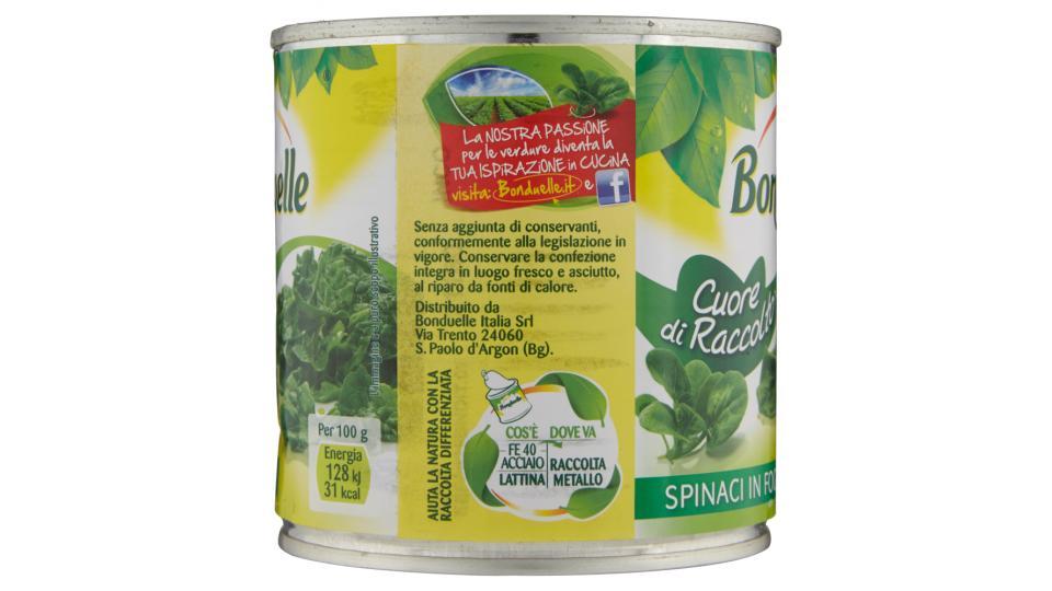 Bonduelle Cuore di raccolto Spinaci in foglia