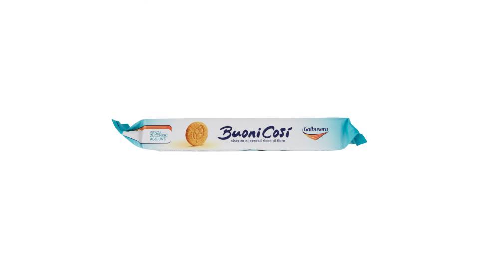 Galbusera BuoniCosì Senza Zuccheri Aggiunti biscotto ai cereali ricco di fibre