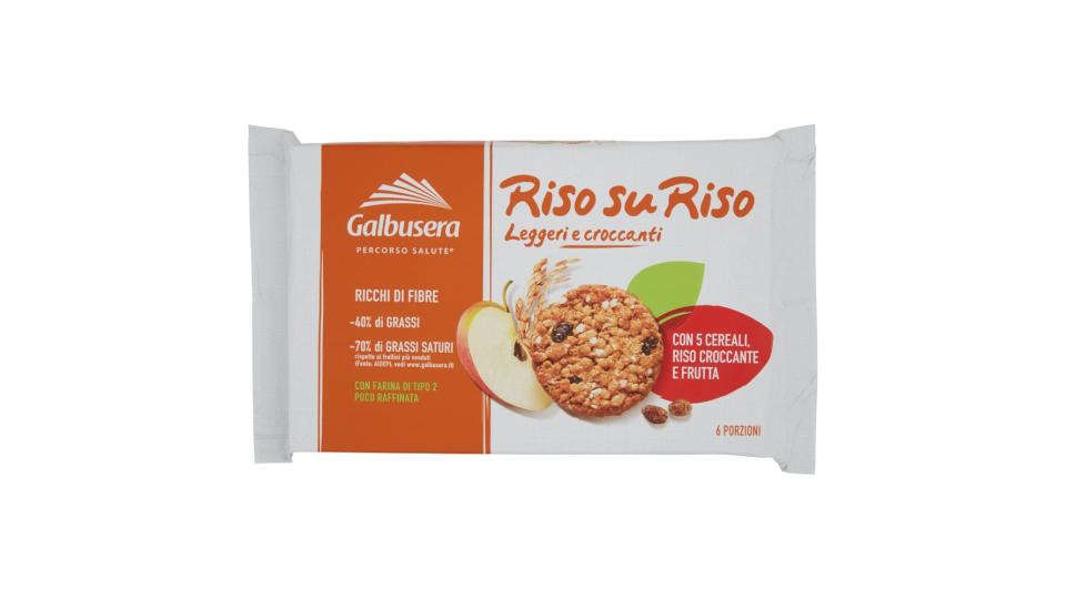 Galbusera RisosuRiso Biscotto con Cereali, Riso e Frutta