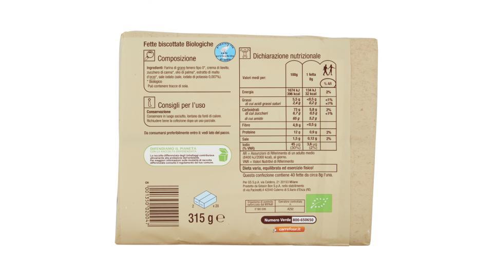 Carrefour Bio 40 Fette Biscottate