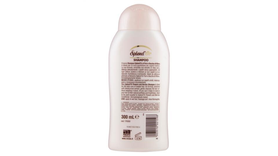 Splend'Or Shampoo fiori e bacche di ribes capelli spenti e trattati