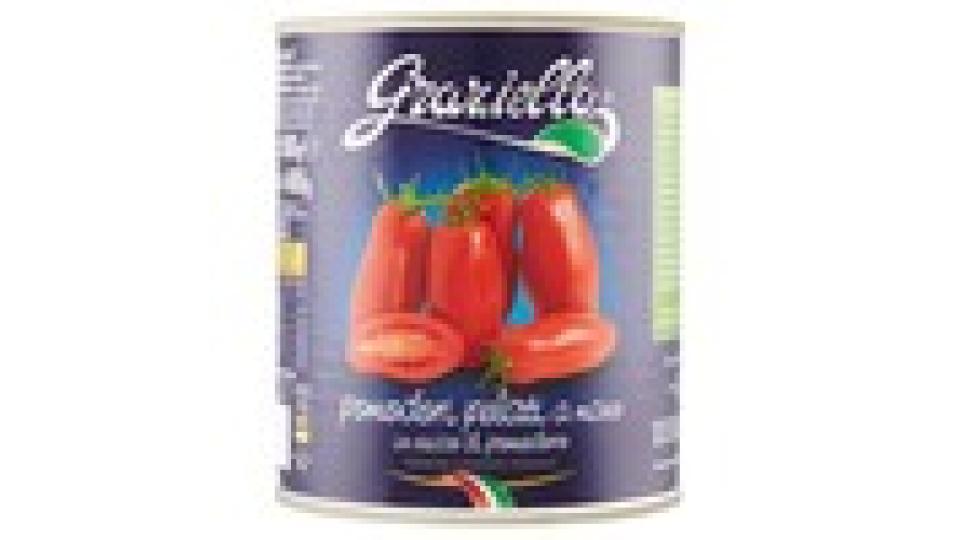 Graziella pomodori pelati a mano in succo di pomodoro