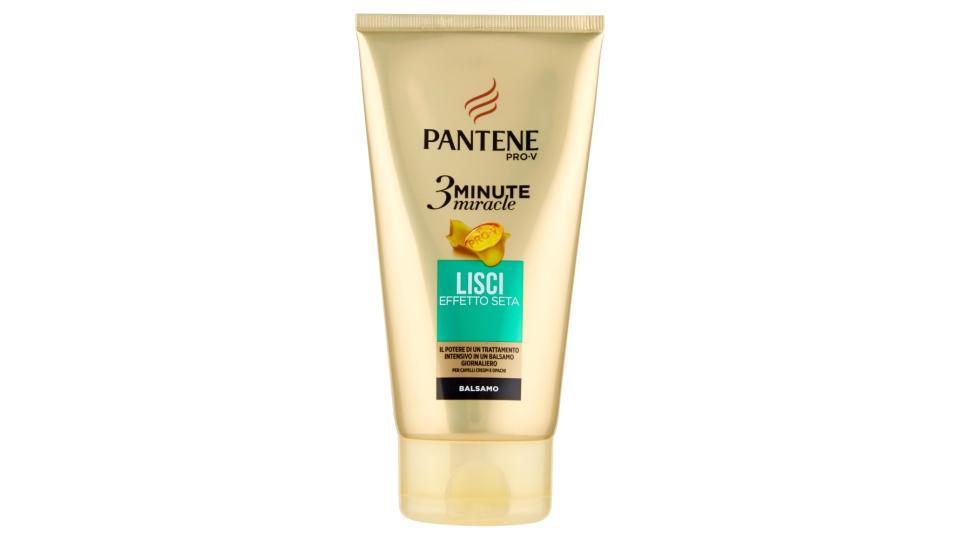 Pantene Pro-V 3 Minute Miracle Balsamo Lisci Effetto Seta