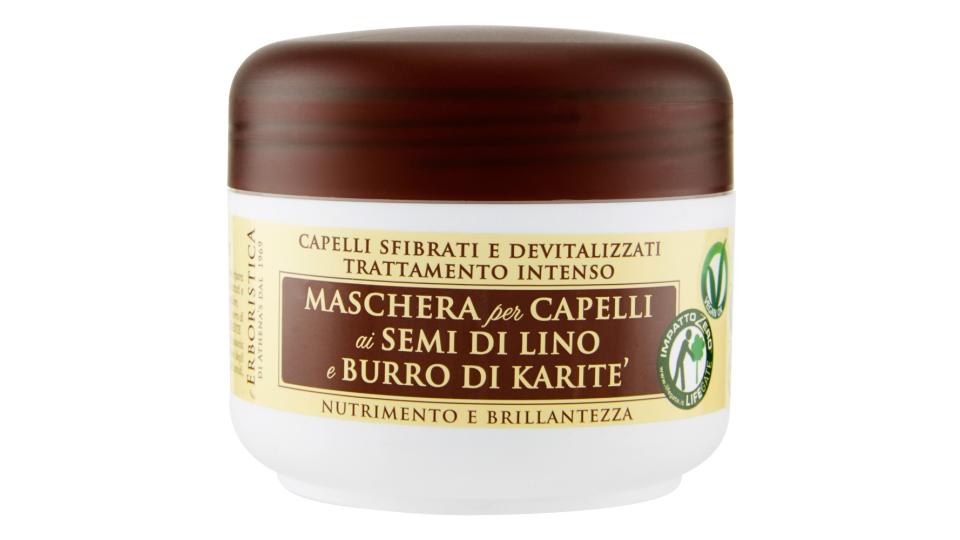 l'Erboristica Maschera per capelli ai Semi di Lino e Burro di Karitè