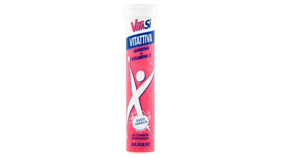 VitaSi Vitattiva ginseng + vitamina C 20 compresse effervescenti
