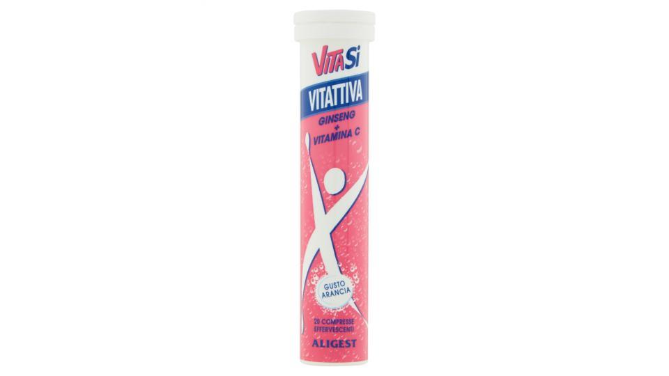 VitaSi Vitattiva ginseng + vitamina C 20 compresse effervescenti