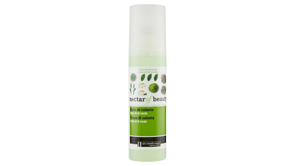 Les Cosmétiques Design Paris nectar of beauty Acqua di colonia foglie di tè verde
