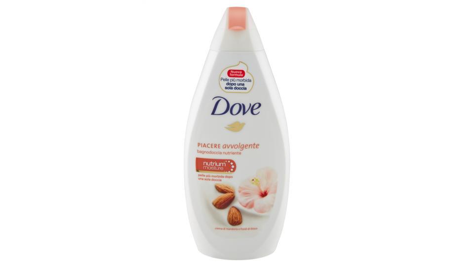 Dove Piacere avvolgente bagnodoccia nutriente crema di mandorla e fiori di ibisco