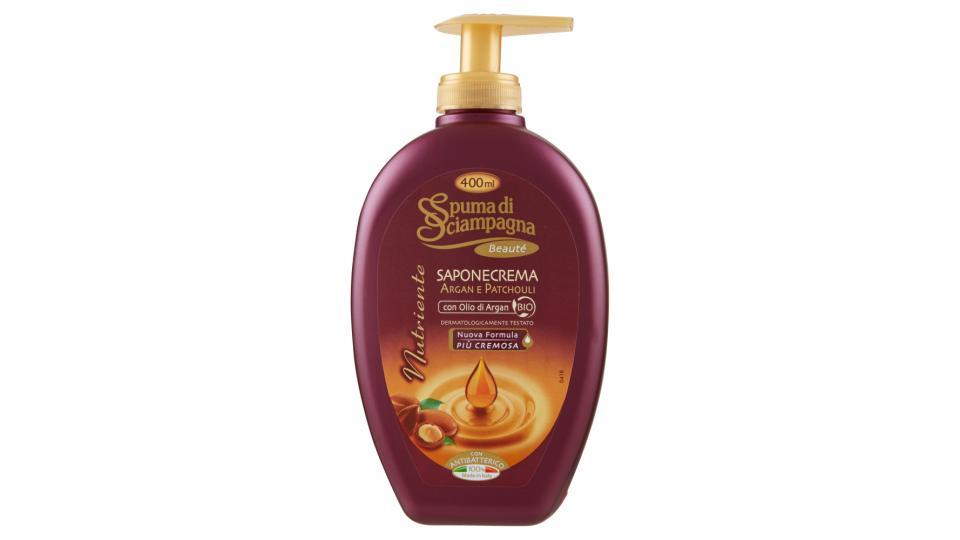 Spuma di Sciampagna Nutriente Saponecrema Argan e Patchouli