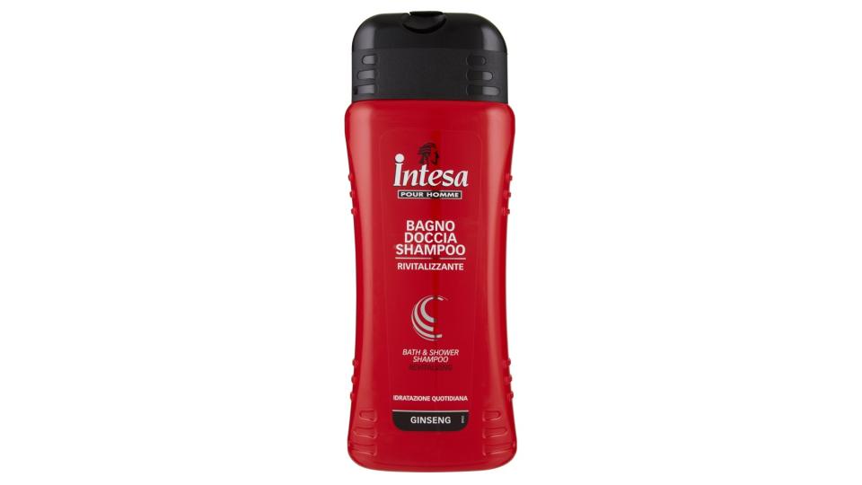 Intesa Pour Homme Bagno doccia shampoo rivitalizzante ginseng