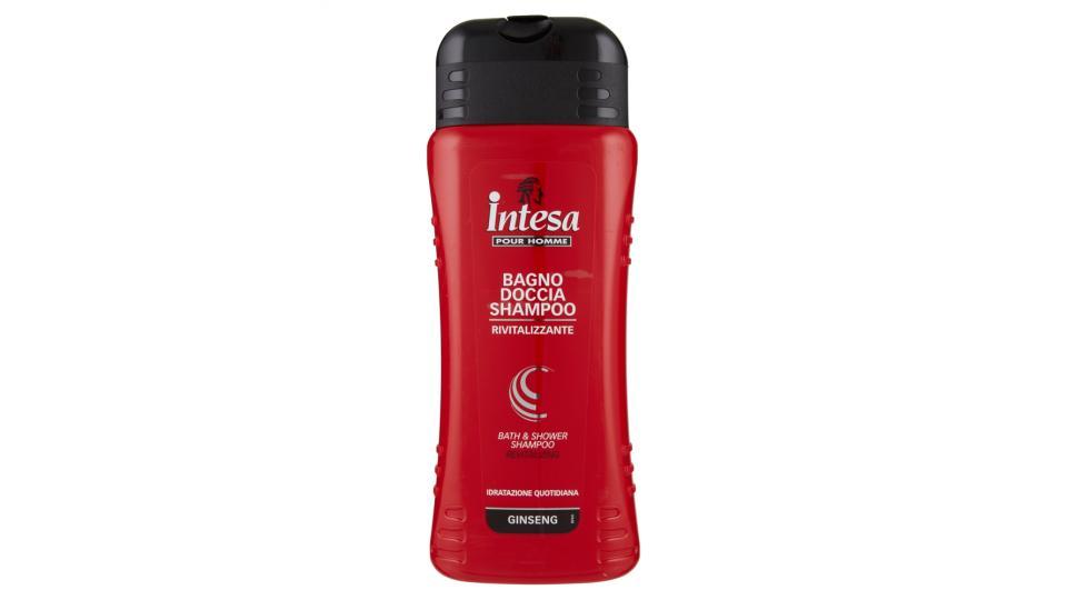 Intesa Pour Homme Bagno doccia shampoo rivitalizzante ginseng