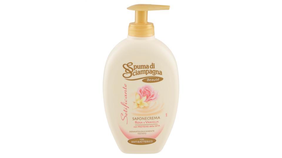 Spuma di Sciampagna Setificante Saponecrema Rosa e Vaniglia