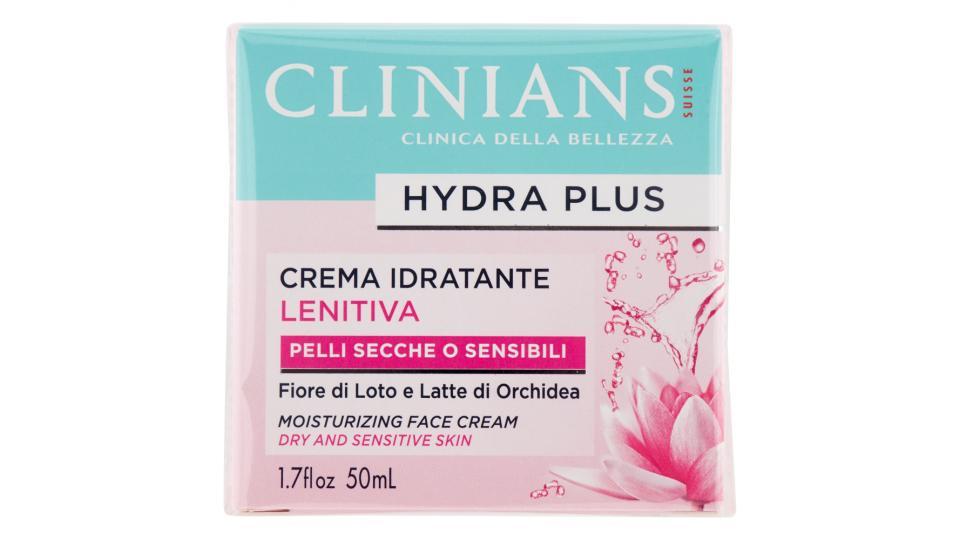 Clinians Hydra Plus Crema Idratante Lenitiva Pelli Secche o Sensibili