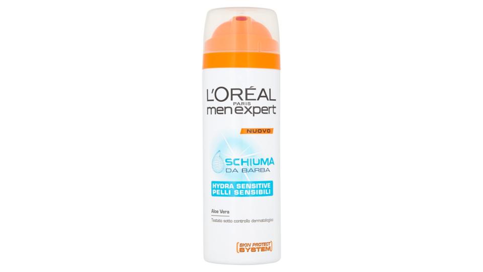 L'Oréal Paris Men expert Schiuma da barba hydra sensitive pelli sensibili