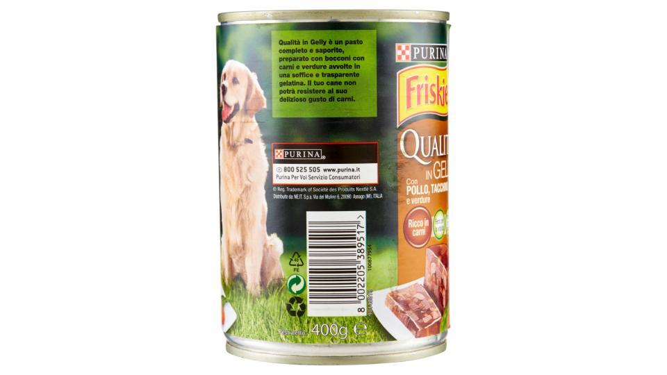 PURINA FRISKIES Cane Qualità in Gelly Con Pollo, Tacchino e verdure lattina