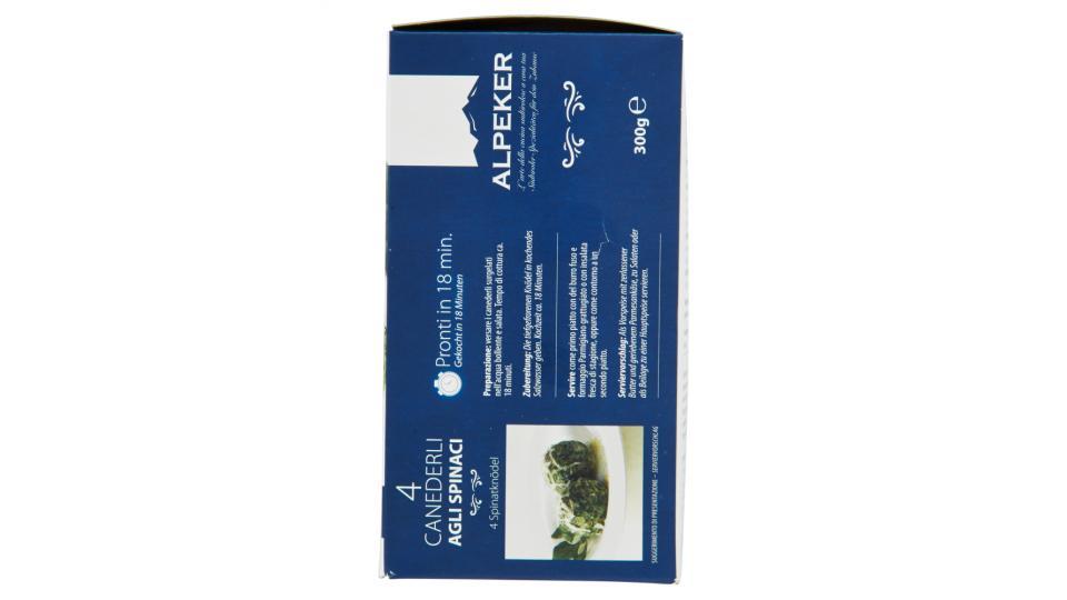 Alpeker 4 Canederli agli Spinaci Surgelati