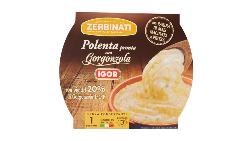 Zerbinati Polenta pronta con Gorgonzola Igor