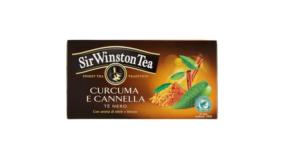 Sir Winston Tea Curcuma e Cannella Tè Nero