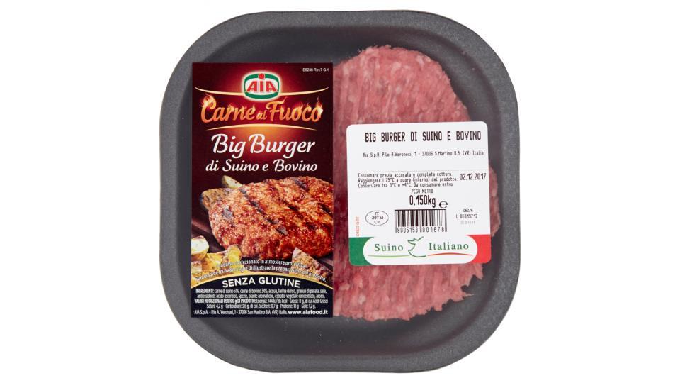 Aia Carne al Fuoco Big Burger di Suino e Bovino