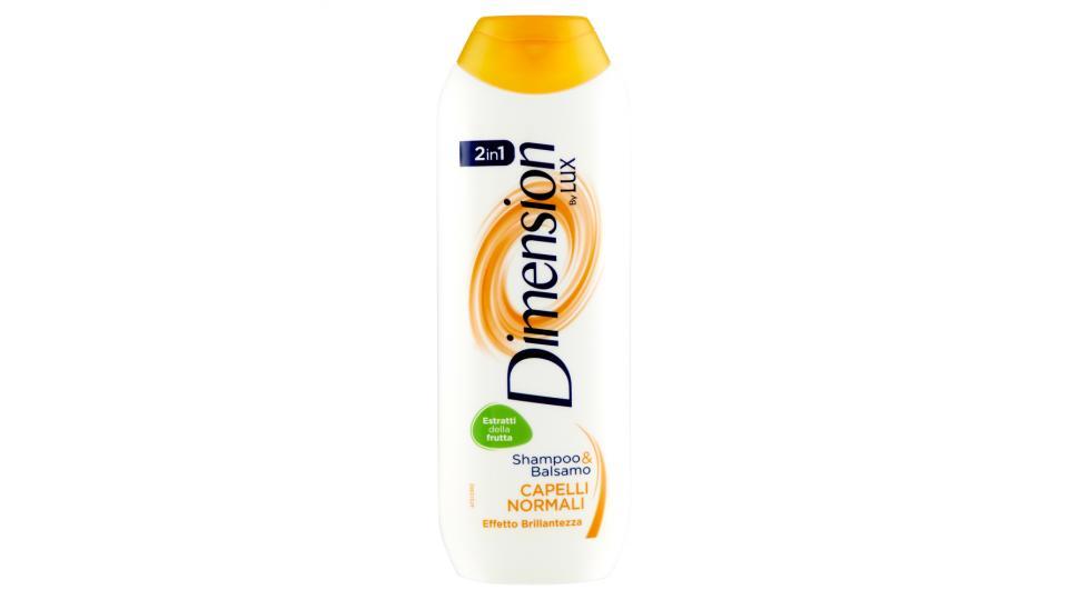Dimension by Lux Shampoo & Balsamo 2in1 Capelli Normali Effetto Brillantezza