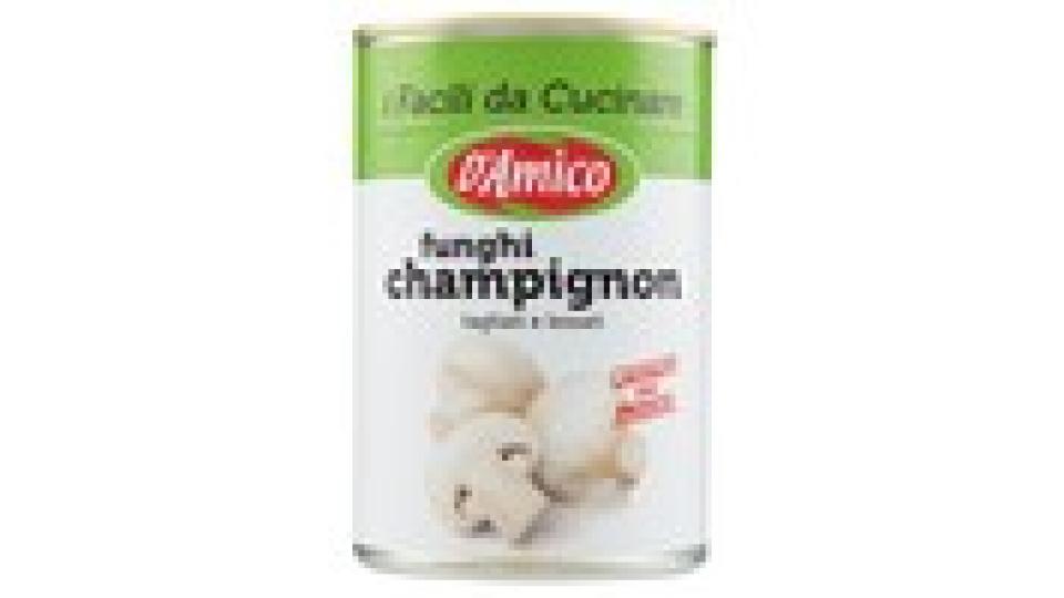 D'Amico i Facili da Cucinare funghi champignon tagliati e lessati