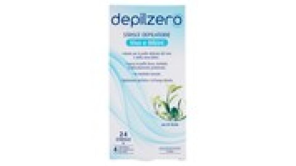 Depilzero Strisce depilatorie viso e bikini 24 strisce +