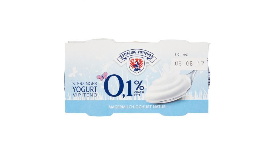 Sterzing Vipiteno 0,1% Grassi Yogurt Magro Bianco