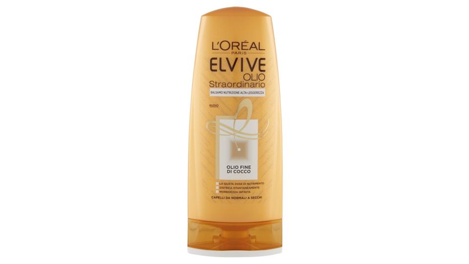 L'Oréal Paris Elvive Olio Fine Di Cocco - Balsamo nutriente per capelli da Normali a Secchi