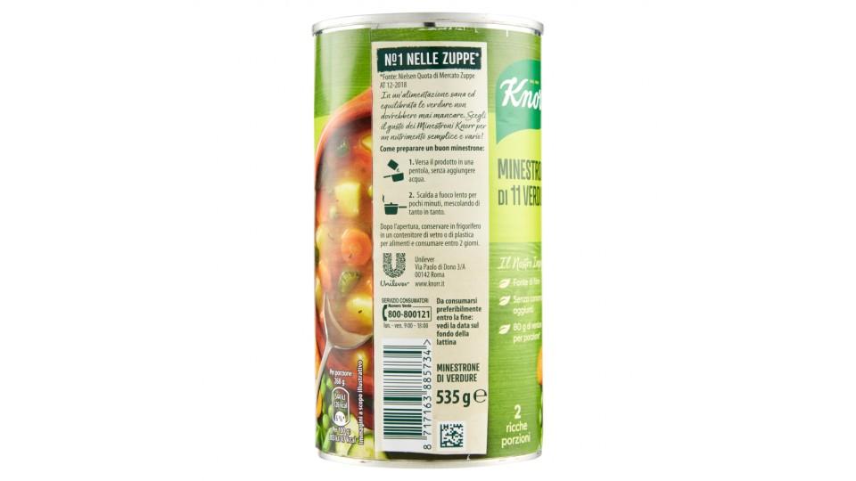 Knorr minestrone tradizionale con 11 verdure in lattina